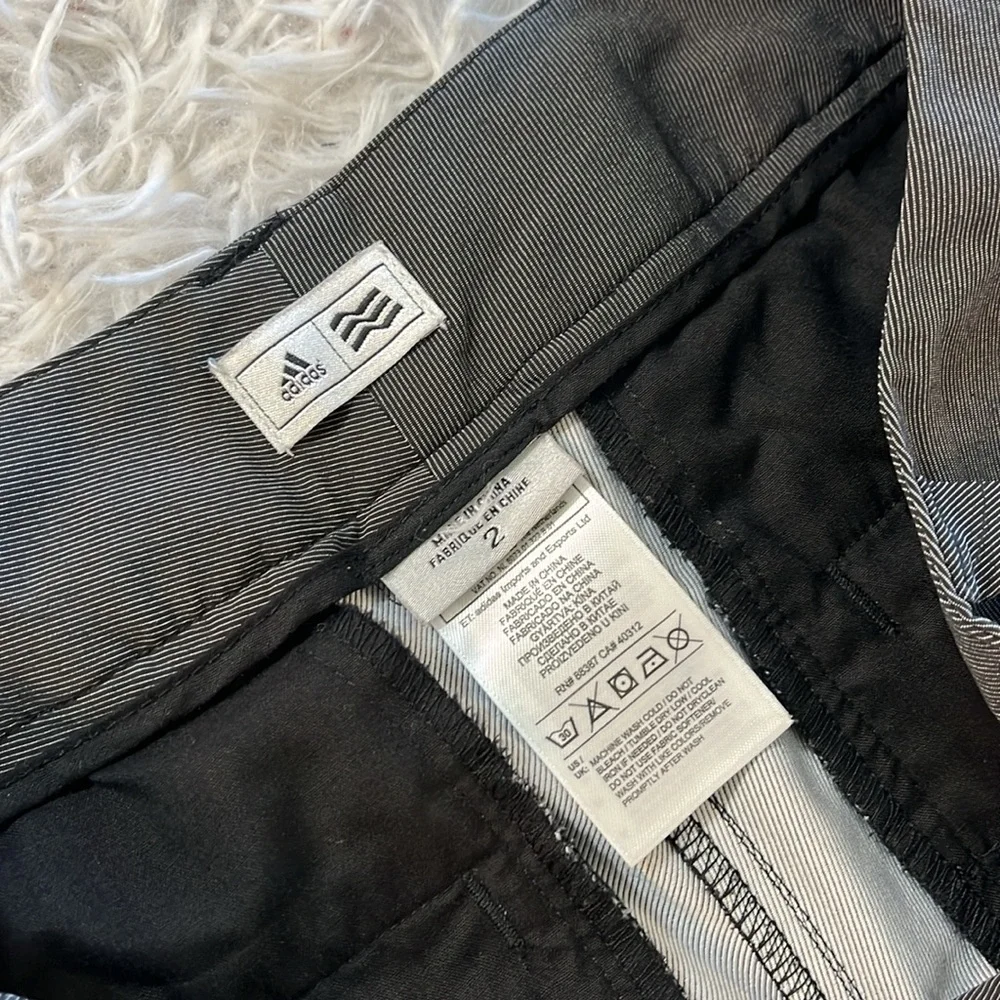 Adidas golf pants Size 2 - Picture 3 of 4
